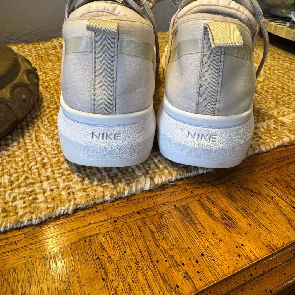 Nike Court Vision Alta TXT Women 8 Cream Saturn Gold Platform CW6536-200 - Picture 5 of 11